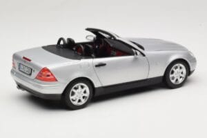 Mercedes SLK R170 Brilliant Silver Norev 1:18 183020 Metall - pilt 3/9
