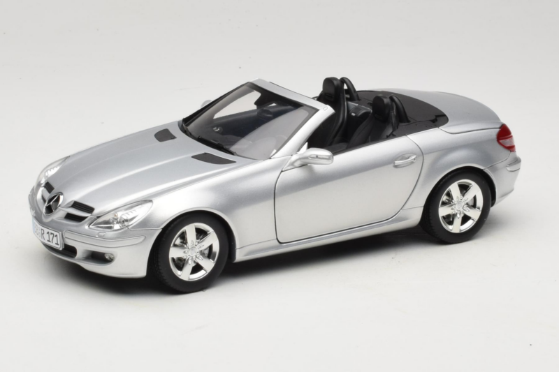 Mercedes SLK R171 Hõbedane Minichamps 1:18 B66962318 Metall