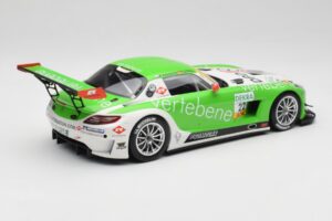 Mercedes AMG SLS C197 GT3 MS Racing #22 V. Sigacev / C. Stoll ADAC GT Masters 2011 Minichamps 1:18 151113102 Metall - pilt 2/6