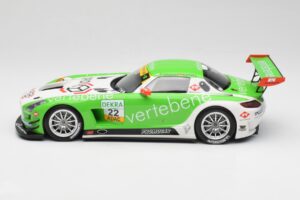 Mercedes AMG SLS C197 GT3 MS Racing #22 V. Sigacev / C. Stoll ADAC GT Masters 2011 Minichamps 1:18 151113102 Metall - pilt 3/6