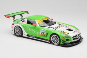 Mercedes AMG SLS C197 GT3 MS Racing #22 V. Sigacev / C. Stoll ADAC GT Masters 2011 Minichamps 1:18 151113102 Metall - pilt 4/6