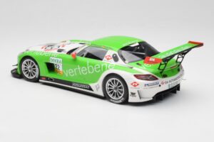 Mercedes AMG SLS C197 GT3 MS Racing #22 V. Sigacev / C. Stoll ADAC GT Masters 2011 Minichamps 1:18 151113102 Metall - pilt 5/6