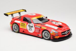 Mercedes SLS AMG GT3 #35 T. Heyer / T. Jager 24 Hours of Spa 2011 Minichamps 1:18 B66960196 Metall - pilt 4/6