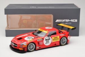 Mercedes SLS AMG GT3 #35 T. Heyer / T. Jager 24 Hours of Spa 2011 Minichamps 1:18 B66960196 Metall - pilt 6/6
