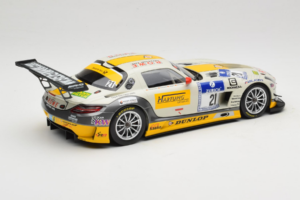 Mercedes SLS AMG GT3 #21 Rowe Racing M. Hartung / N. Heyer ADAC 24 Hours Nurburgring 2013 Minichamps 1:18 151133121 Metall - pilt 2/6