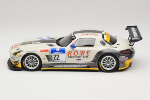Mercedes SLS AMG GT3 #22 Rowe Racing R. Graf / M. Seyffarth ADAC 24h Nurburgring 2012 Minichamps 1:18 151123122 Metall - pilt 3/6