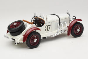 Mercedes SSKL #87 R. Caracciola Valge 1931 Bburago 1:18 3002-P1 Metall - pilt 2/6