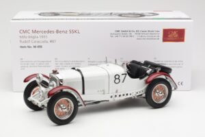 Mercedes SSKL R. Caracciola / W. Sebastian Mille Miglia Winner 1931 CMC 1:18 M-055 Metall - pilt 6/6