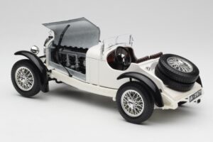 Mercedes SSKL Valge Bburago 1:18 3002 Metall - pilt 5/8
