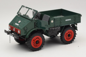Mercedes Unimog 401 Roheline Schuco 1:18 135 Metall - pilt 2/8
