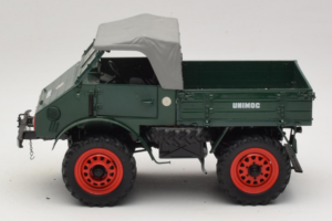 Mercedes Unimog 401 Roheline Schuco 1:18 135 Metall - pilt 4/8