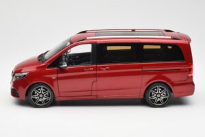 Mercedes V-Class W447 Designo Hyacinth Punane Metallik Norev 1:18 B66004166 Metall - pilt 3/7