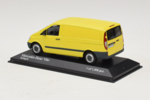 Mercedes Vito Kastenwagen Kollane Minichamps 1:43 400032260 Metall - pilt 3/4
