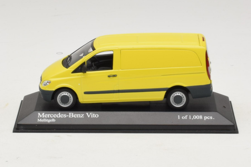 Mercedes Vito Kastenwagen Kollane Minichamps 1:43 400032260 Metall