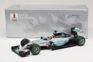 Mercedes W06 #44 L. Hamilton Mercedes AMG Petronas United States Grand Prix Winner World Champion 2015 Minichamps 1:18 110150 - pilt 7/7