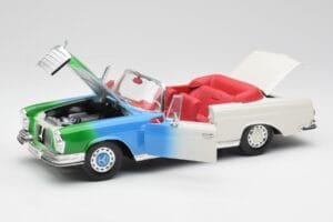 Mercedes 280SE W108 Tricolor Maisto 1:18 56014 Metall - pilt 2/8