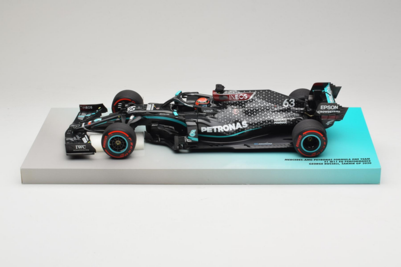 Mercedes W11 #63 G. Russell Mercedes AMG Petronas Sakhir Grand Prix 2020 Minichamps 1:18 113201663 Vaik