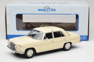Mercedes W115 Beež Taxi MCG 1:18 MCG18055 Metall - pilt 6/6