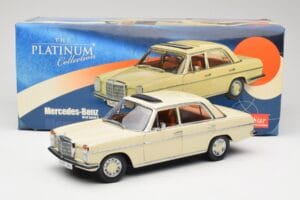 Mercedes W115 Strich 8 Kreemjas Sun Star 1:18 4581 Metall - pilt 8/8