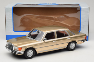Mercedes W116 Metallic Beige MCG 1:18 MCG18550 Metall - pilt 6/6