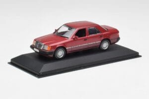 Mercedes 300D W124 Punane Minichamps 1:43 3209 Metall - pilt 2/4
