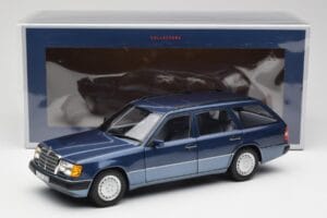 Mercedes 300D W124 T-Modell Nautical Sinine Norev 1:18 183962 Metall - pilt 8/8