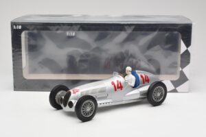Mercedes W125 #14 Daimler-Benz AG M. von Brauchitsch 2nd Place German GP 1937 Minichamps 1:18 155373114 Metall - pilt 6/6