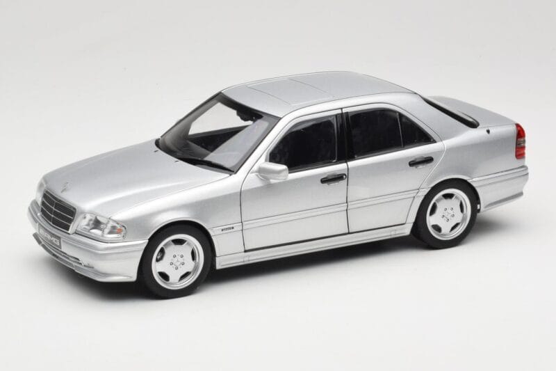 Mercedes C36 AMG W202 Silver Metallic Norev 1:18 183380 Metall