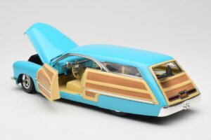 Mercury Merc Woodie Sinine Hot Wheels 1:18 27806 Metall - pilt 5/8