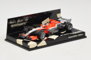 MF1 M16 #18 T. Monteiro MF1 Racing Showcar 2006 Minichamps 1:43 400060088 Metall - pilt 2/5