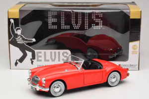 MG A 1600 Roadster Mk I Elvis Presley Blue Hawaii Movie GreenLight 1:18 13524 Metall - pilt 8/8