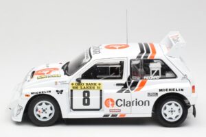 MG Metro 6R4 #8 P. Eklund / D. Whittock Rally Finland 1986 Sun Star 1:18 5536 Metall - pilt 4/8