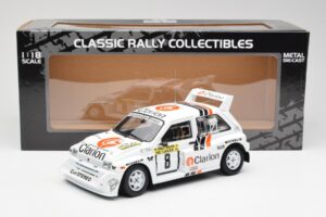 MG Metro 6R4 #8 P. Eklund / D. Whittock Rally Finland 1986 Sun Star 1:18 5536 Metall - pilt 8/8