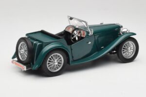 MG TC Midget Shires Green Road Legends 1:18 92468 Metall - pilt 3/8