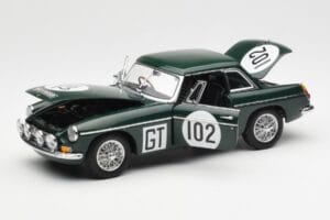 MGB GT Mk2 Nurburgring Roheline AUTOart 1:18 86781 Metall - pilt 2/8