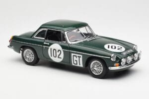 MGB GT Mk2 Nurburgring Roheline AUTOart 1:18 86781 Metall - pilt 6/8