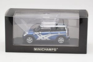 Mini Clubman R55 Cooper S Blue Metallic Onitsuka Tiger Minichamps 1:43 403138676 Metall - pilt 4/4