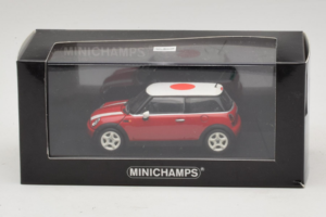 Mini Cooper Punane Jaapani Lipuga Minichamps 1:43 80420309024-R1 Metall - pilt 5/5