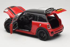 Mini Cooper John Cooper Works R56 Punane & Must Kyosho 1:18 80430419909 Metall - pilt 5/8