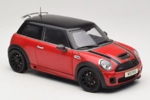 Mini Cooper John Cooper Works R56 Punane & Must Kyosho 1:18 80430419909 Metall - pilt 6/8
