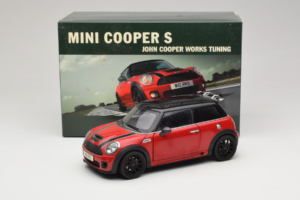 Mini Cooper John Cooper Works R56 Punane & Must Kyosho 1:18 80430419909 Metall - pilt 8/8