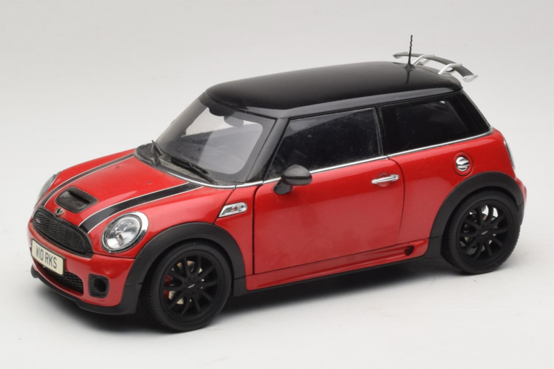 Mini Cooper John Cooper Works R56 Punane & Must Kyosho 1:18 80430419909 Metall