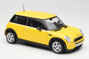 Mini Cooper One R50 Aerodünaamiline Pakett Kollane Kyosho 1:18 80430148553 Metall - pilt 6/8