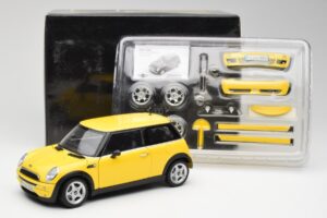 Mini Cooper One R50 Aerodünaamiline Pakett Kollane Kyosho 1:18 80430148553 Metall - pilt 8/8