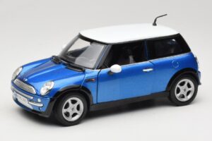 Mini Cooper R50 Sinine Valge Katusega Mondo Motors 1:18 MINI004 Metall