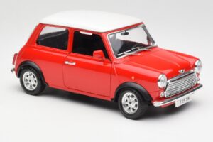 Mini Cooper Punane Bburago 1:18 3379 Metall - pilt 6/8