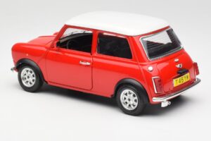 Mini Cooper Punane Bburago 1:18 3379 Metall - pilt 7/8