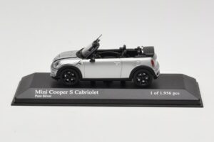 Mini Cooper S R57 Kabriolett Hõbedane Minichamps 1:43 431138830 Metall