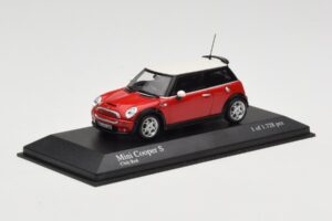 MINI Cooper S R53 Punane Minichamps 1:43 431138200 Metall - pilt 2/5