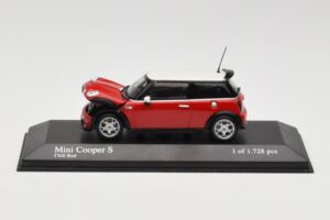 MINI Cooper S R53 Punane Minichamps 1:43 431138200 Metall - pilt 5/5